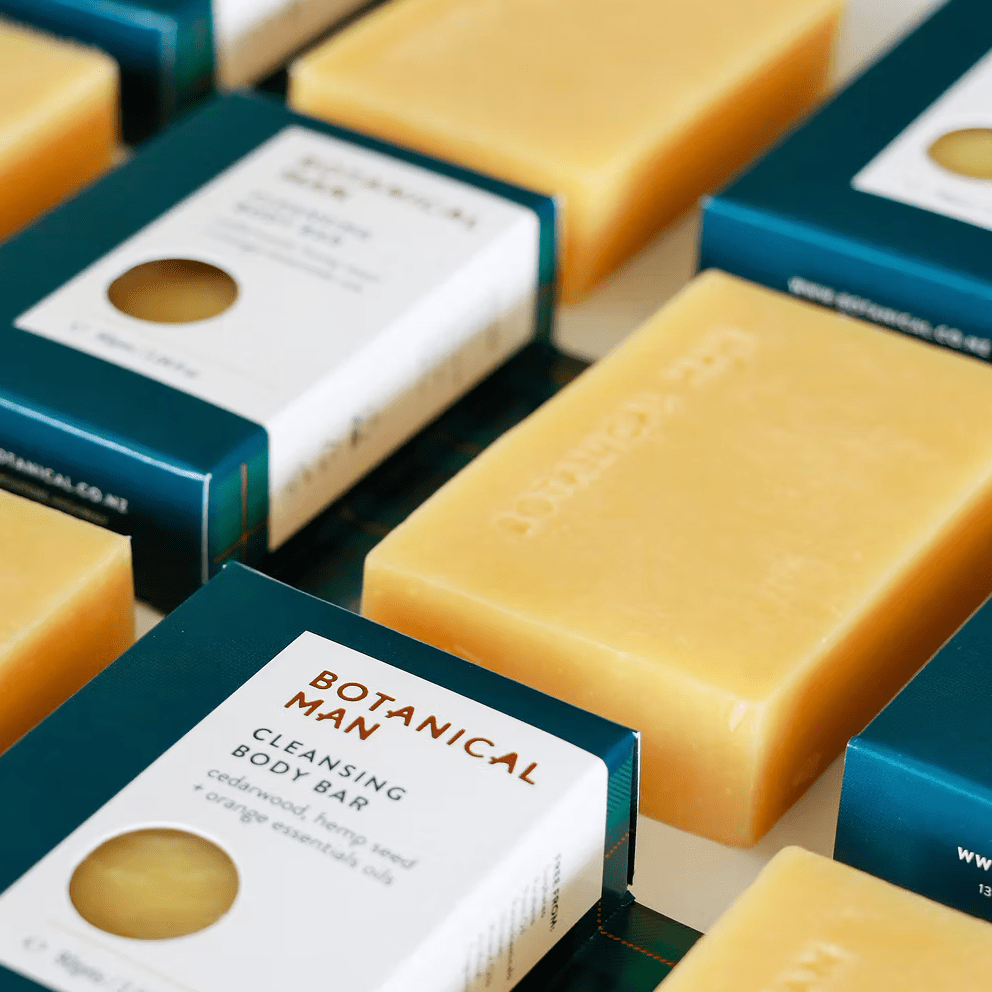 Cleansing Body Bar - Cedarwood, Hemp + Orange - Forgetmenot