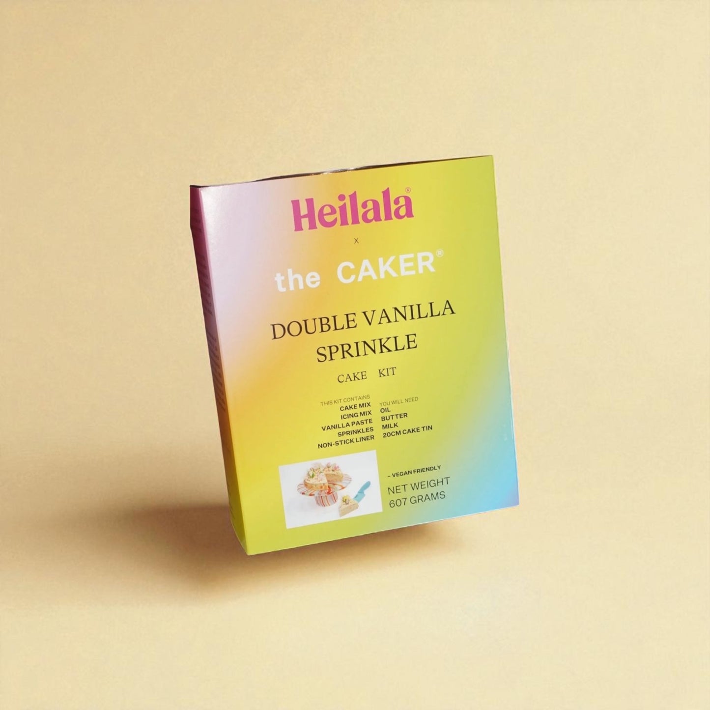 Double Vanilla Sprinkle Cake Kit - Forgetmenot