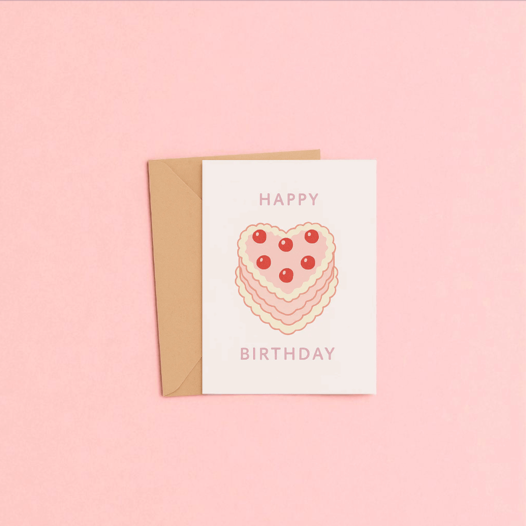 Happy Cake Card - Forgetmenot