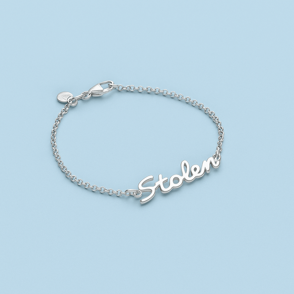 STOLEN SCRIPT BRACELET - Forgetmenot