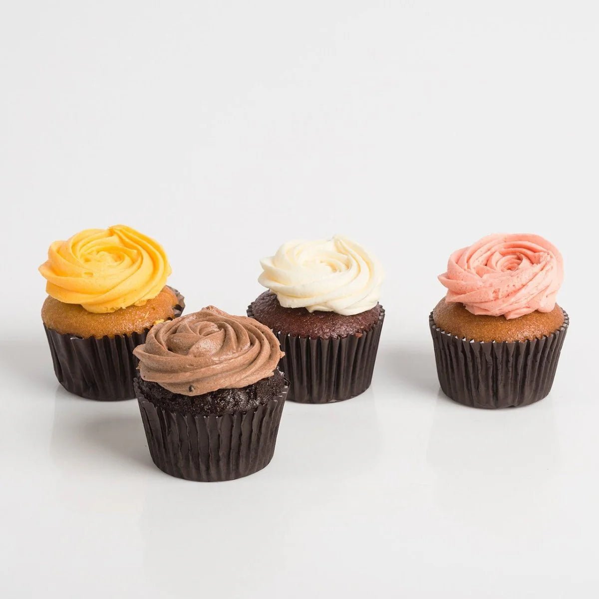 Assorted 4 Pack Vegan Cupcakes - Forgetmenot