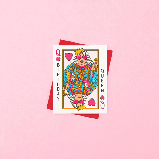 Birthday Queen Card - Forgetmenot