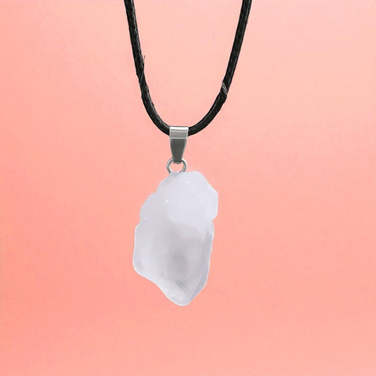 Clear Quarts Pendant - Forgetmenot