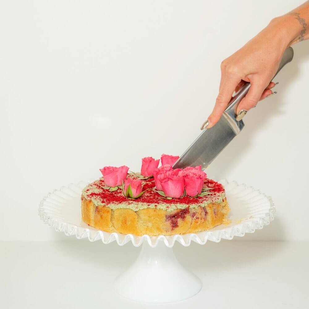 Coconut Raspberry Lime Leaf Cake Kit - Forgetmenot