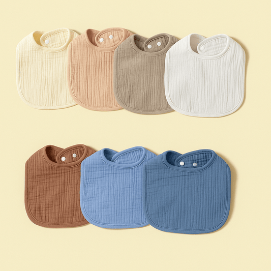 Cotton Bibs - Forgetmenot