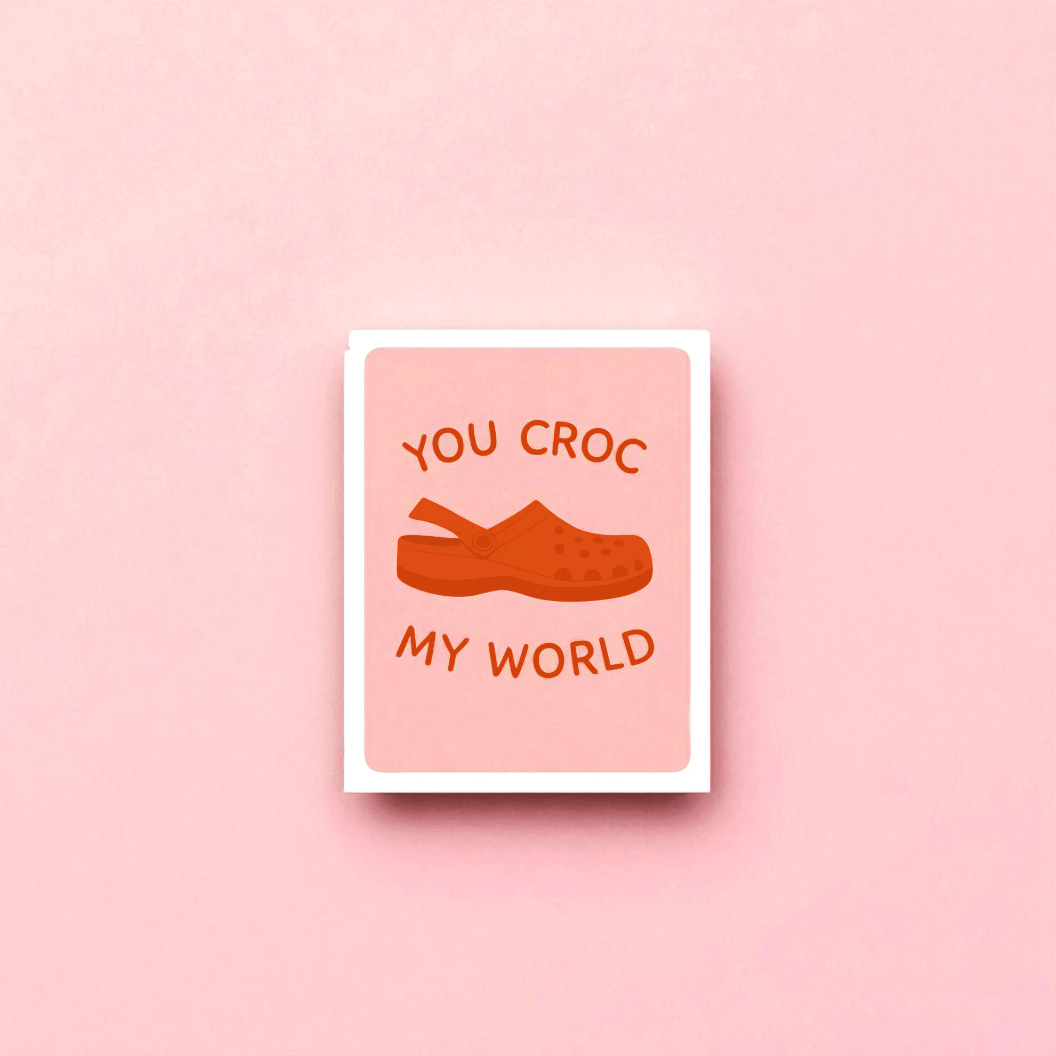 Croc Card - Forgetmenot