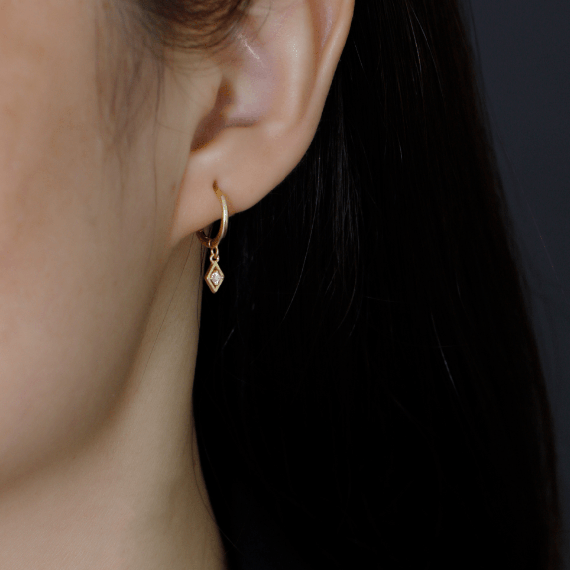 Diamond Drop Earrings