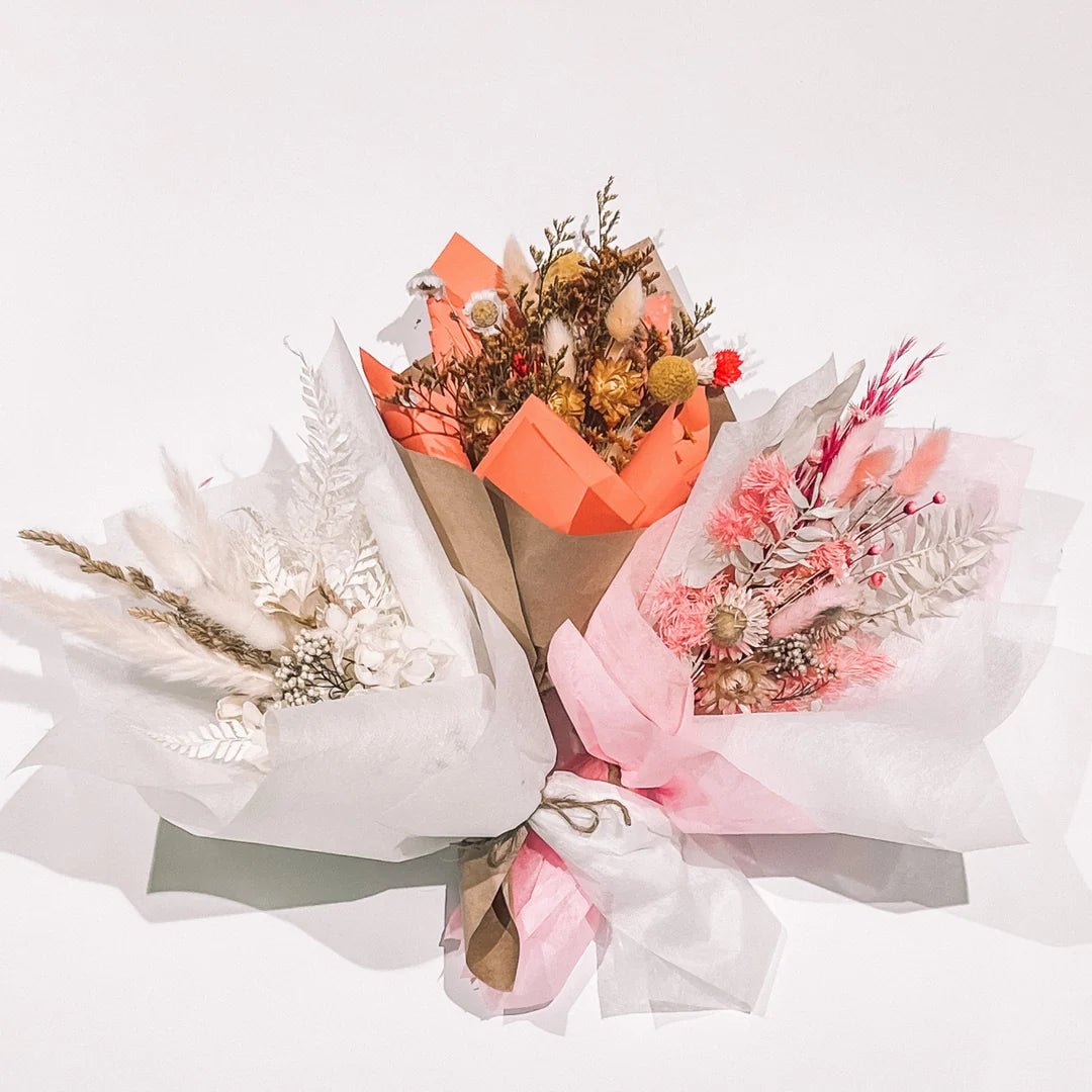 Dried Flower Posies - Forgetmenot