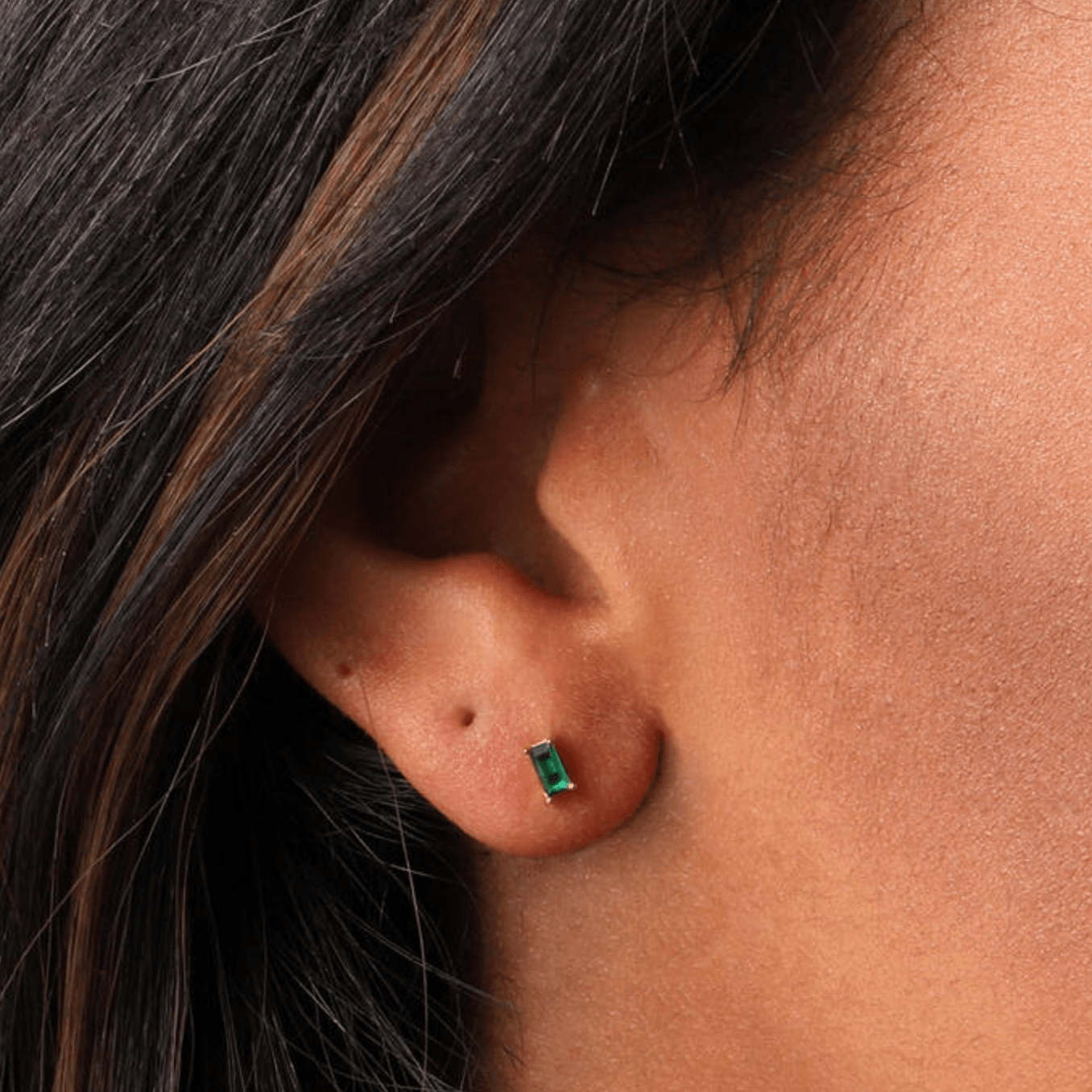 Emerald Cut Earrings