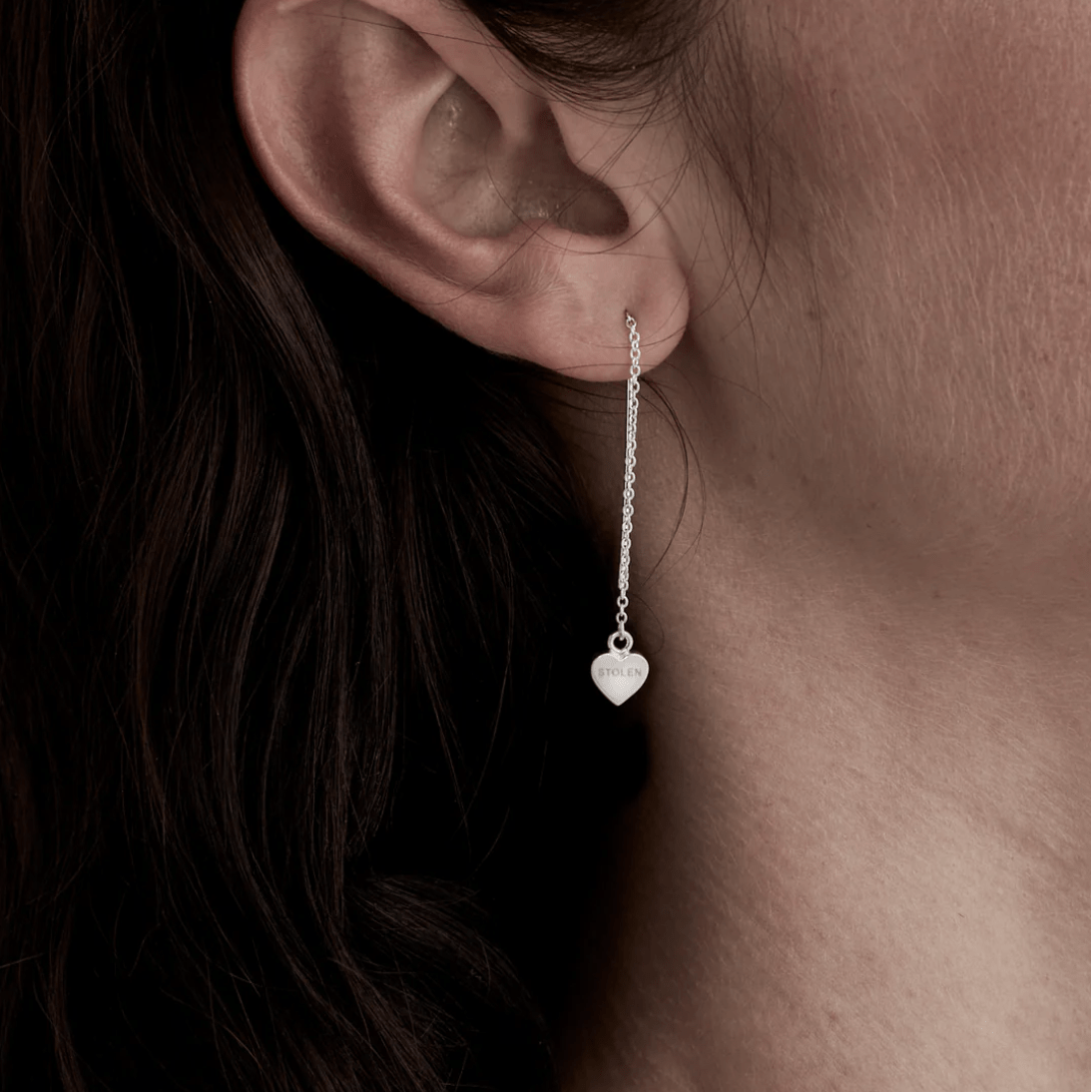 Falling Stolen Heart Earrings