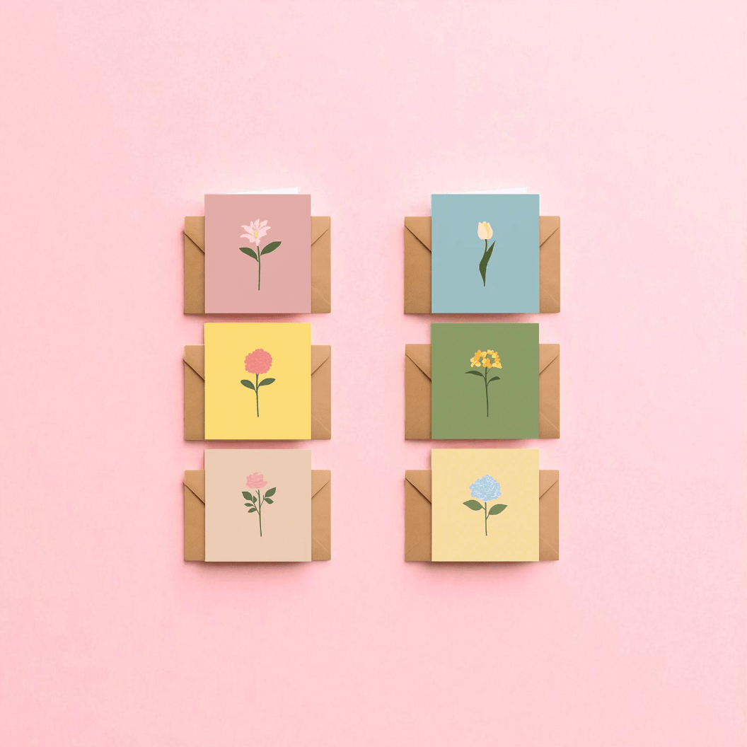 Floral Cards - Forgetmenot