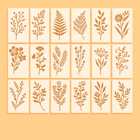 Floral Stencil Set - Forgetmenot