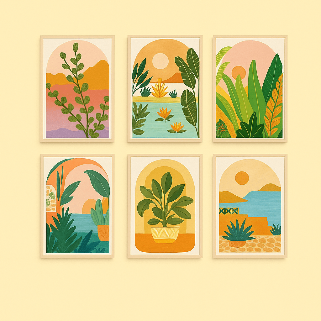 Flower & Plant Paint By Numbers Set