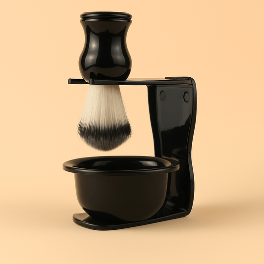 Forge Brush and Shaving Bowl - Forgetmenot