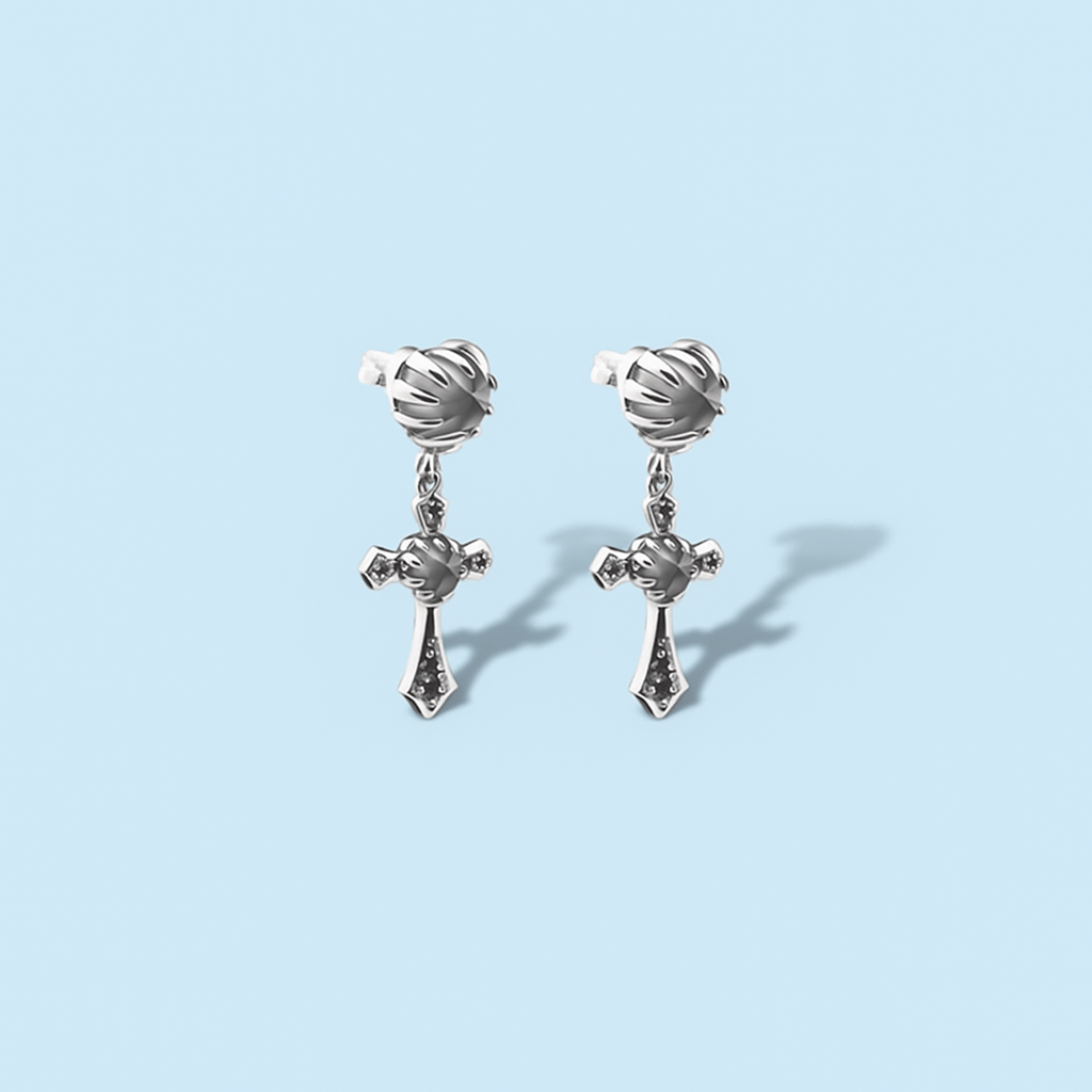 GOTHIC LOVE EARRINGS - Forgetmenot