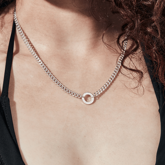 Halo Necklace - Forgetmenot