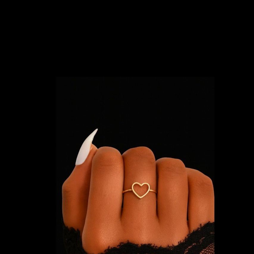 Hollow Heart Ring