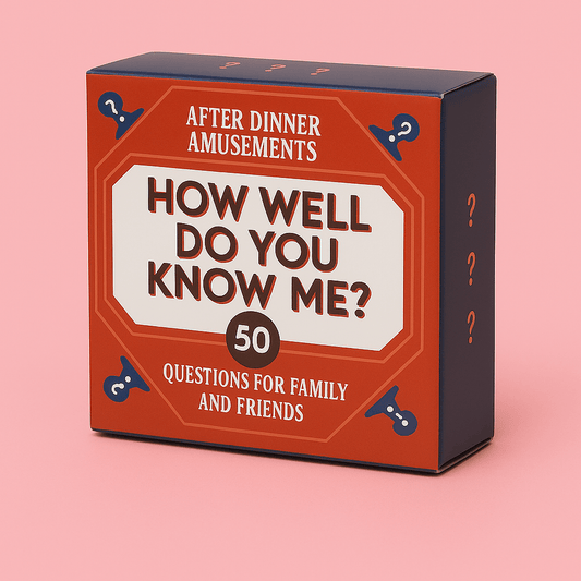 How Well Do You Know Me Game - Forgetmenot