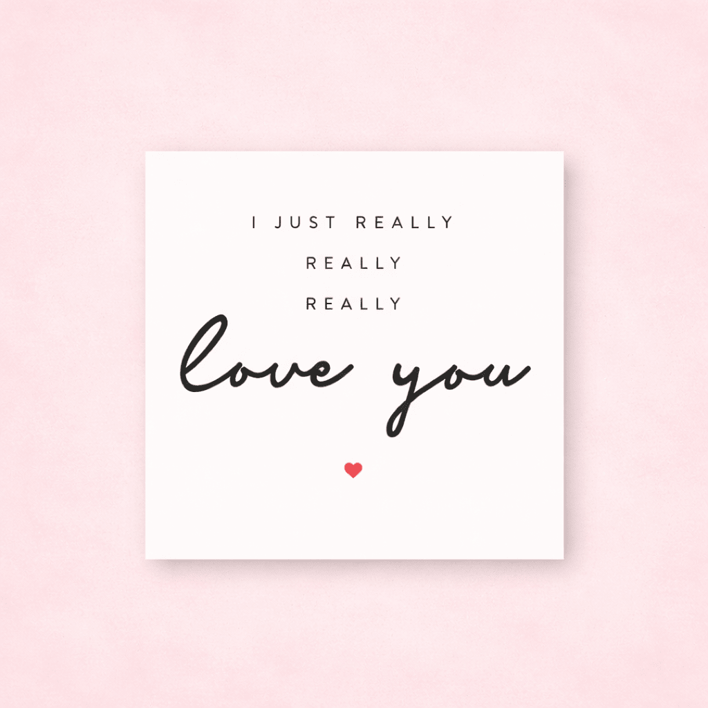 I love You Card