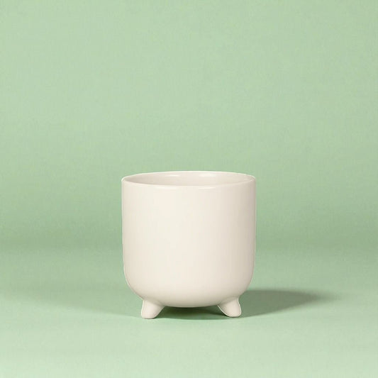 Indie White Ceramic Pot - Forgetmenot