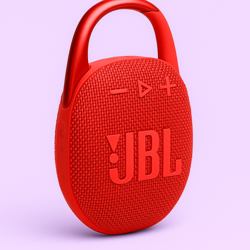 JBL Clip 5 Ultra Portable Bluetooth Speaker - Red - Forgetmenot