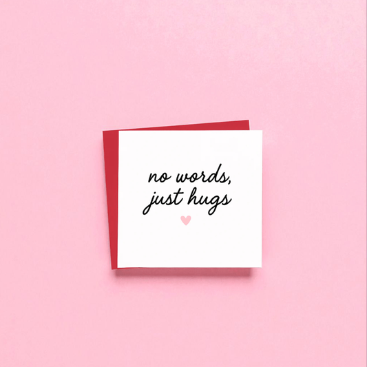 Just Hugs Card - Forgetmenot