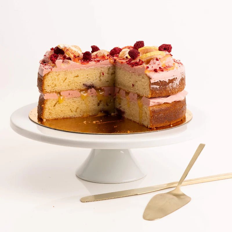 Lemon and Raspberry Cake Double - GIFTA.
