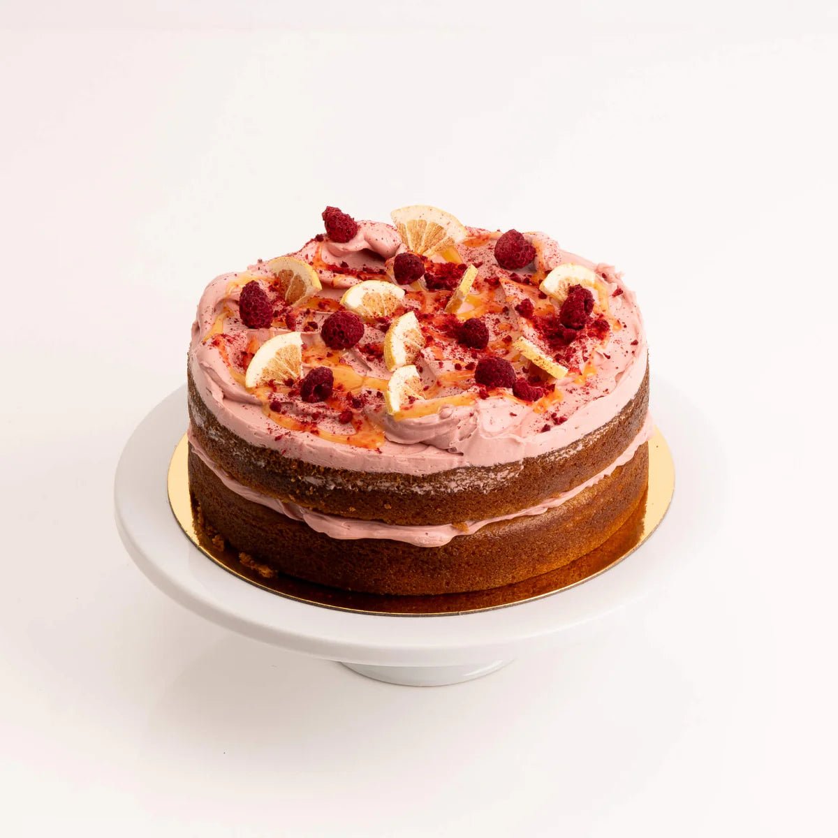 Lemon and Raspberry Cake Double - GIFTA.