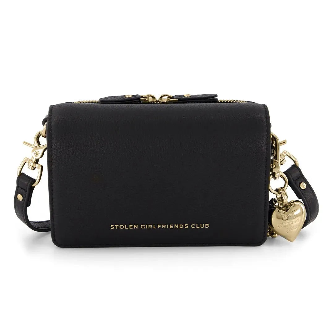 Little Trouble Bag + Puff Heart Bag Charm - Forgetmenot