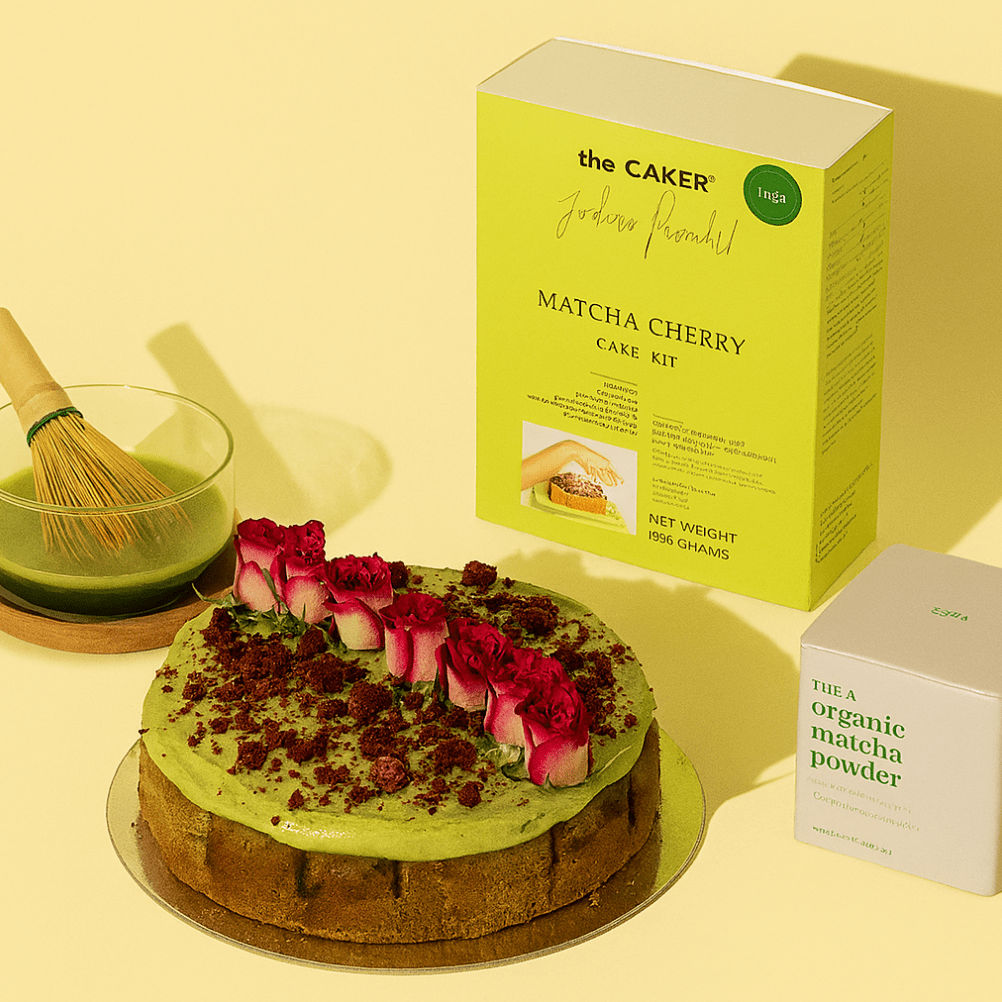 Matcha Cherry Cake Kit with Thea - Forgetmenot
