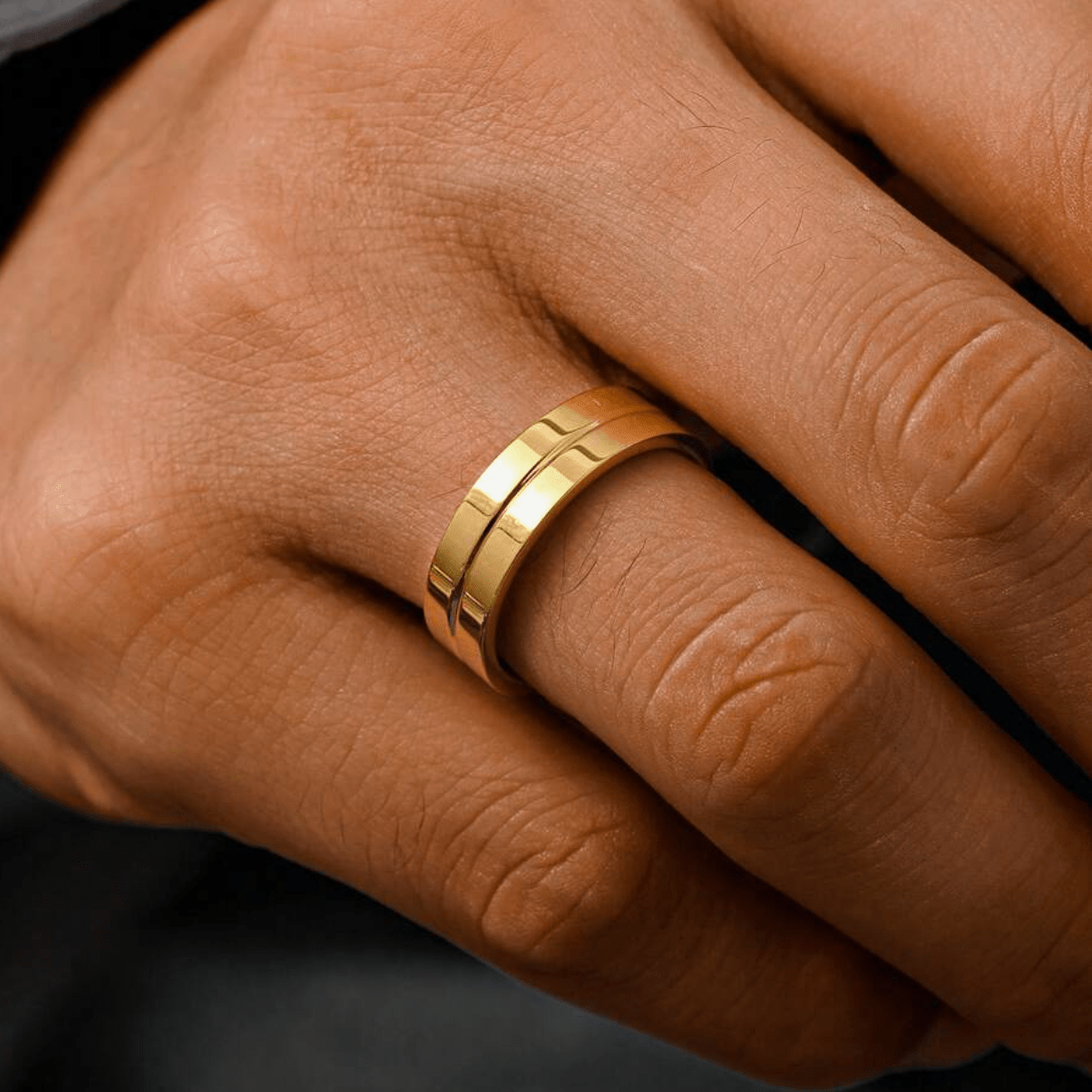 Mens Luxn Ring - Forgetmenot