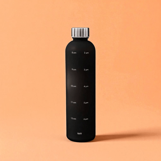 Noir Gym Drink Bottle - Forgetmenot