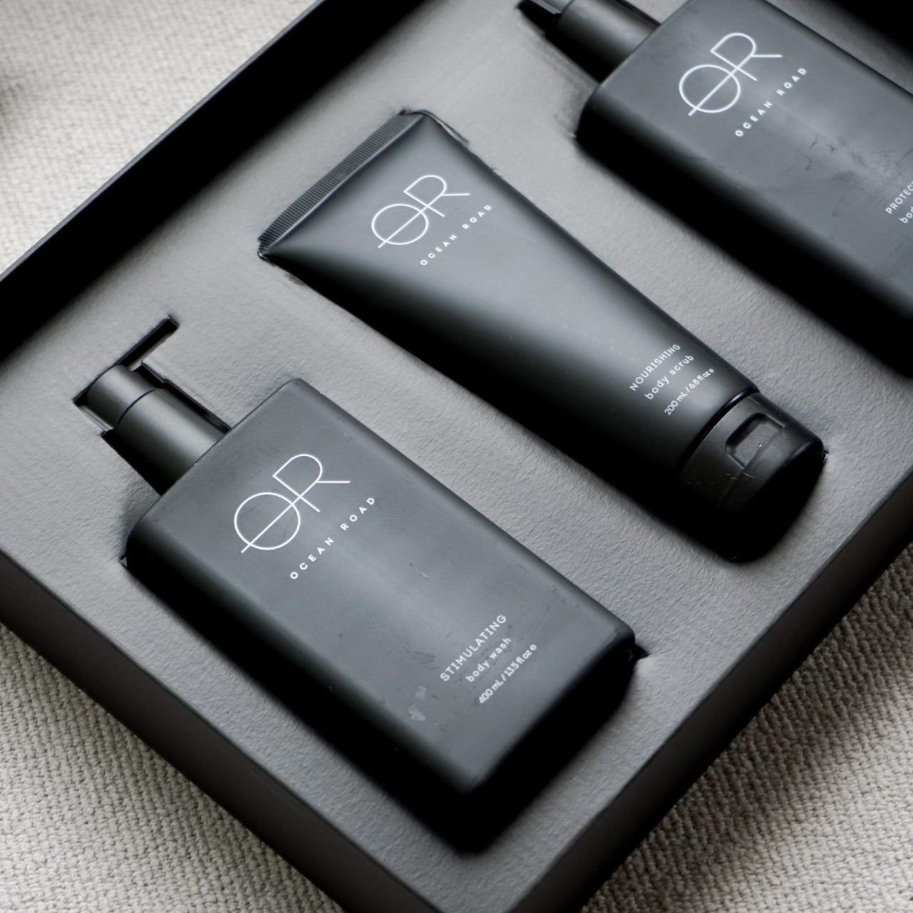 Ocean Rd Black Gift Pack Body 3 Piece - Forgetmenot