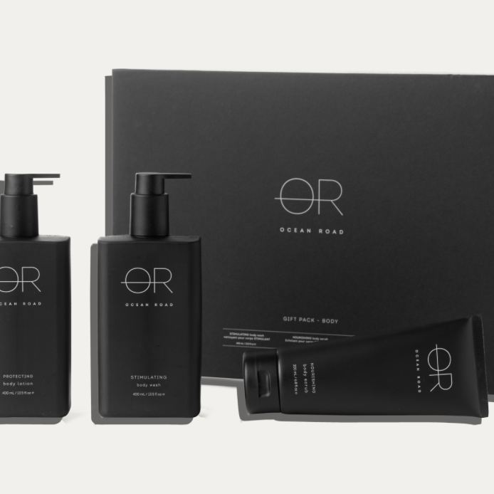 Ocean Rd Black Gift Pack Body 3 Piece - Forgetmenot