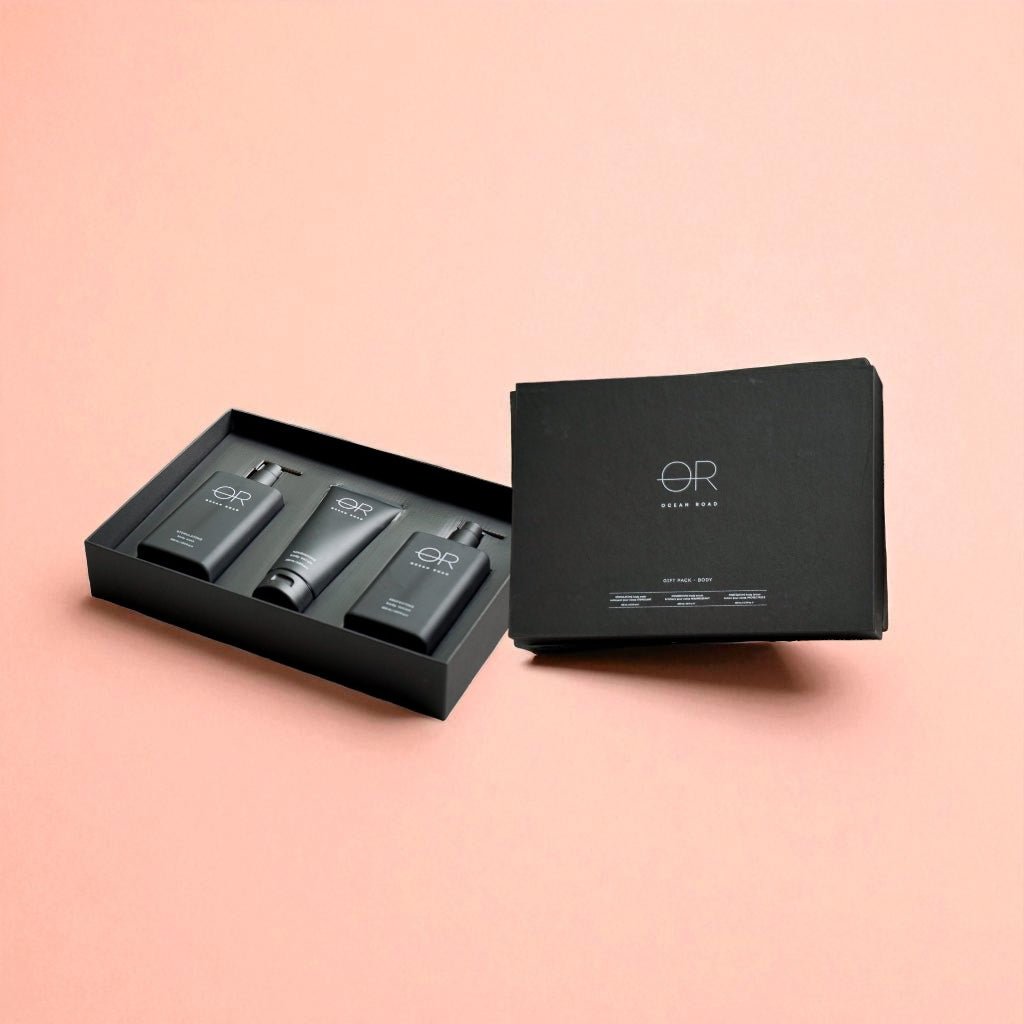 Ocean Rd Black Gift Pack Body 3 Piece - Forgetmenot