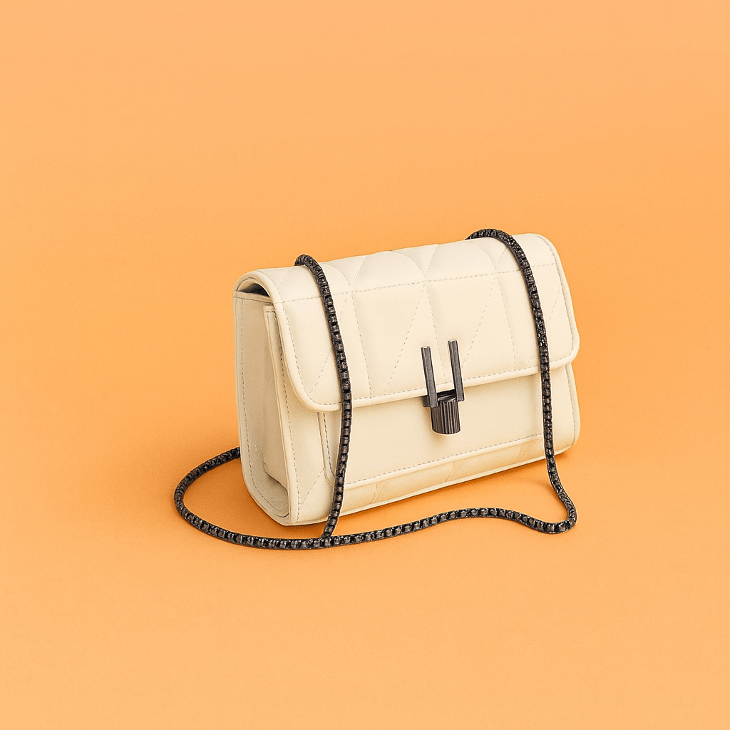 Plaid Pattern Two Way Bag