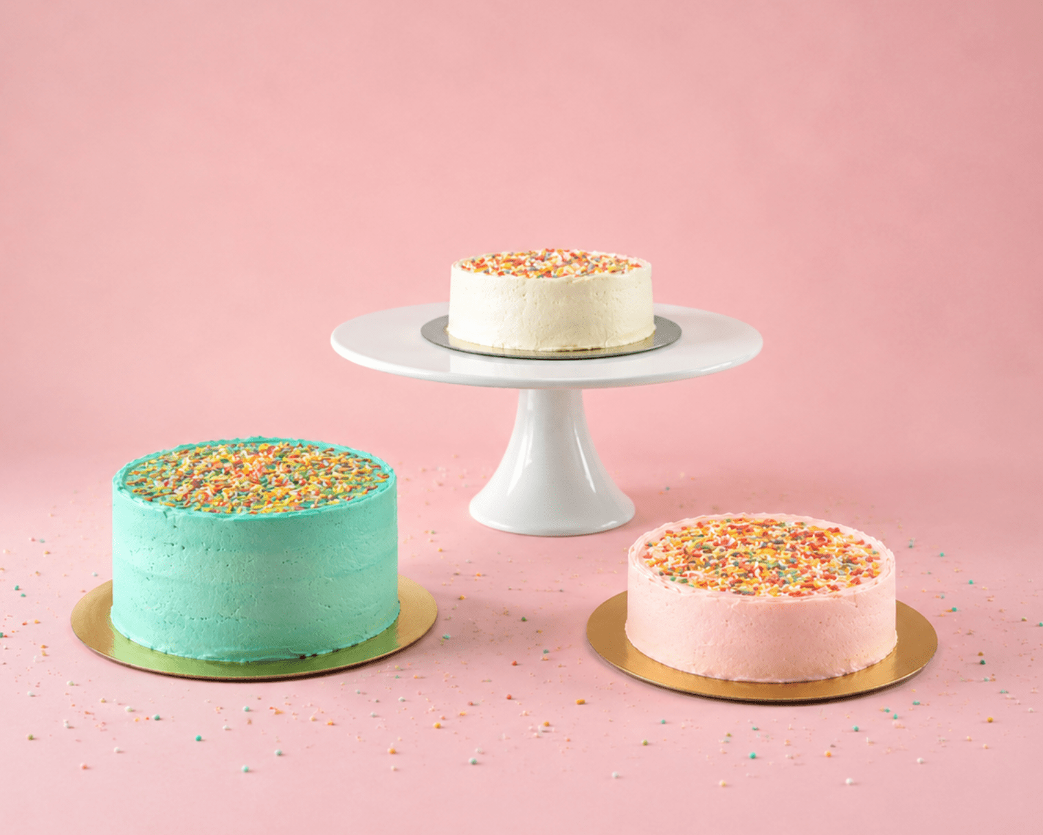 Rainbow Sprinkles Cake
