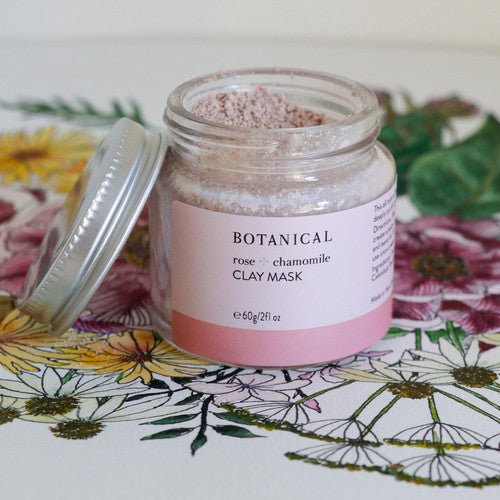 Rose & Chamomile Clay Mask - Forgetmenot