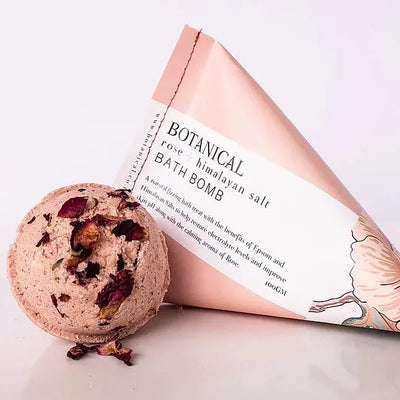 Rose + Himalayan Salt Bath Bomb - Forgetmenot