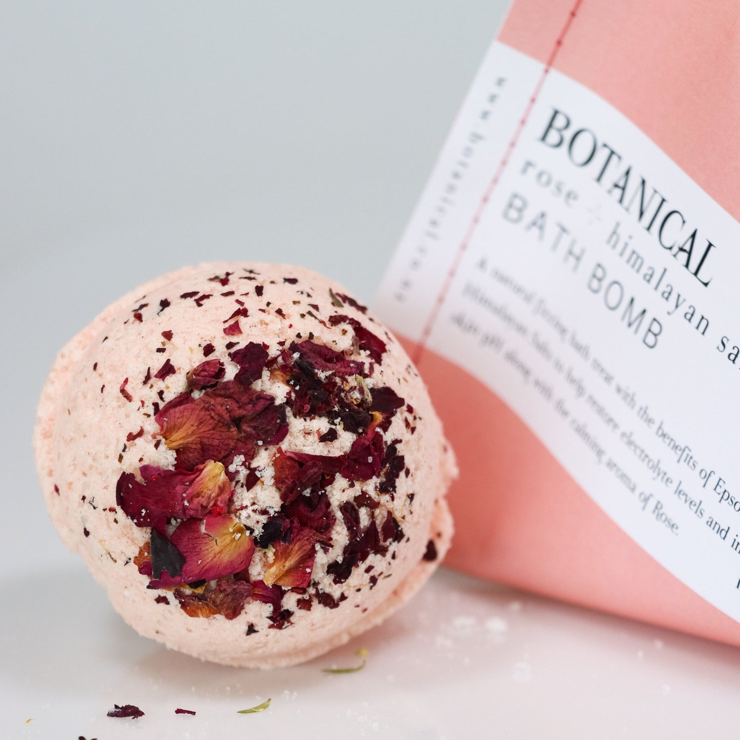 Rose + Himalayan Salt Bath Bomb - GIFTA.