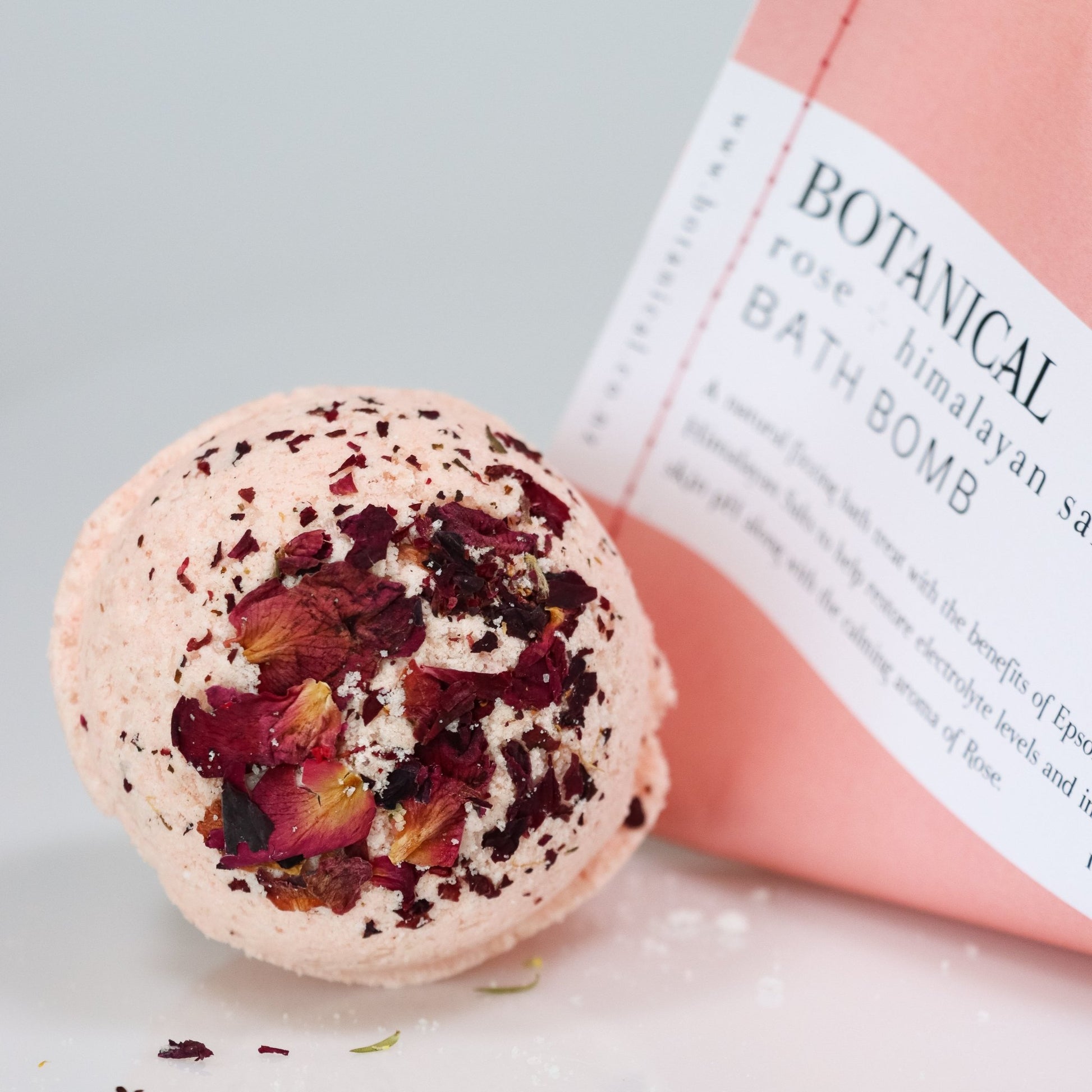 Rose + Himalayan Salt Bath Bomb - GIFTA.