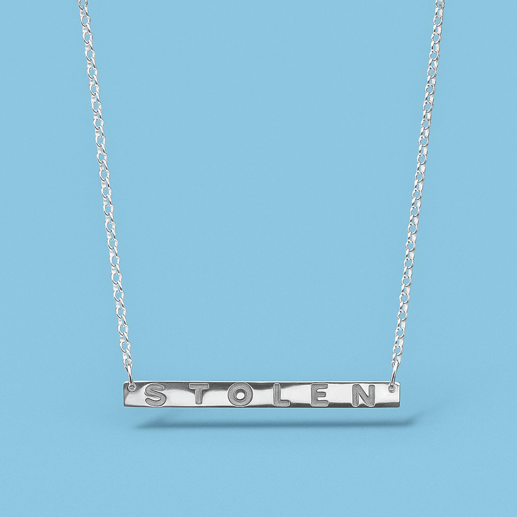 STOLEN PLANK NECKLACE - Forgetmenot
