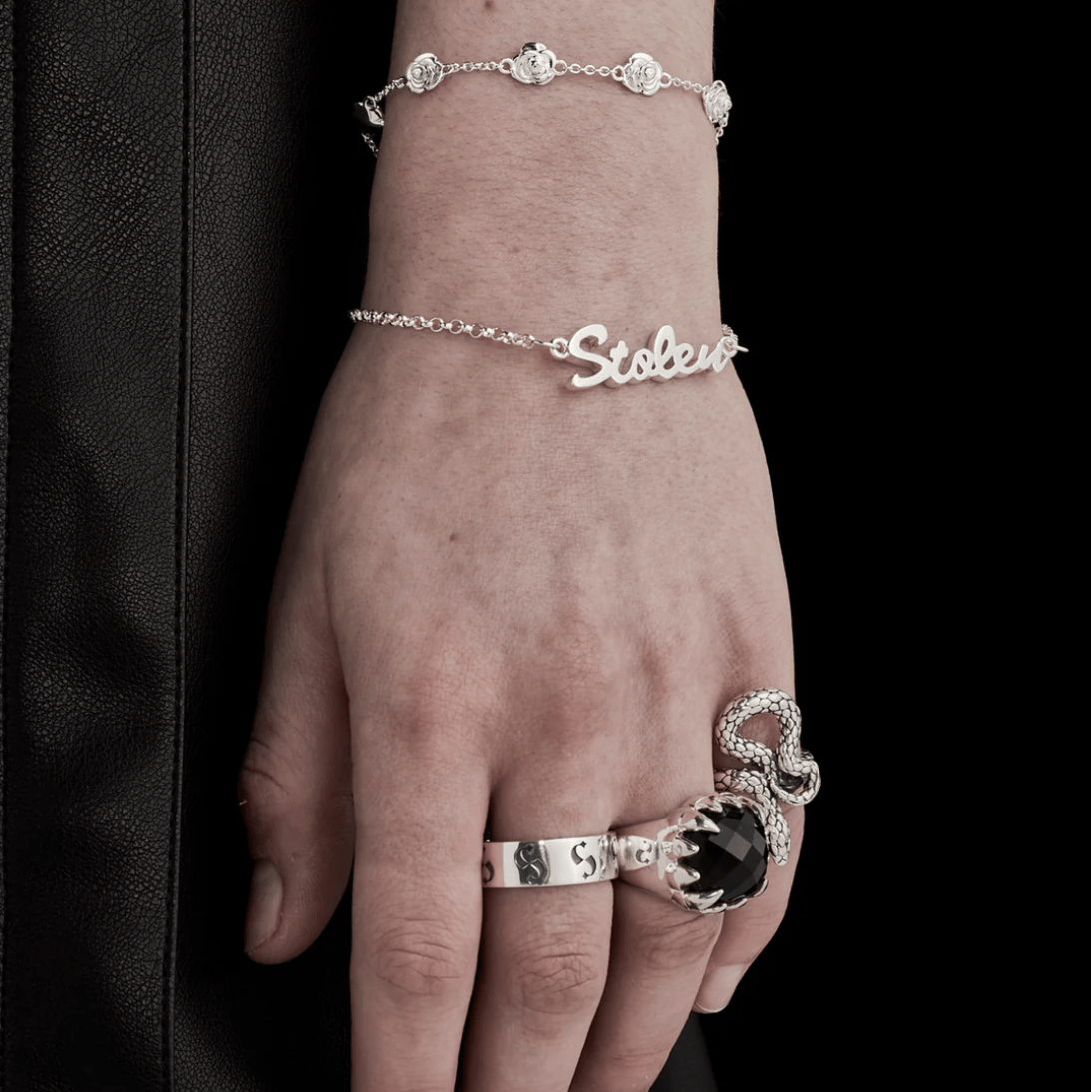 Stolen Script Bracelet