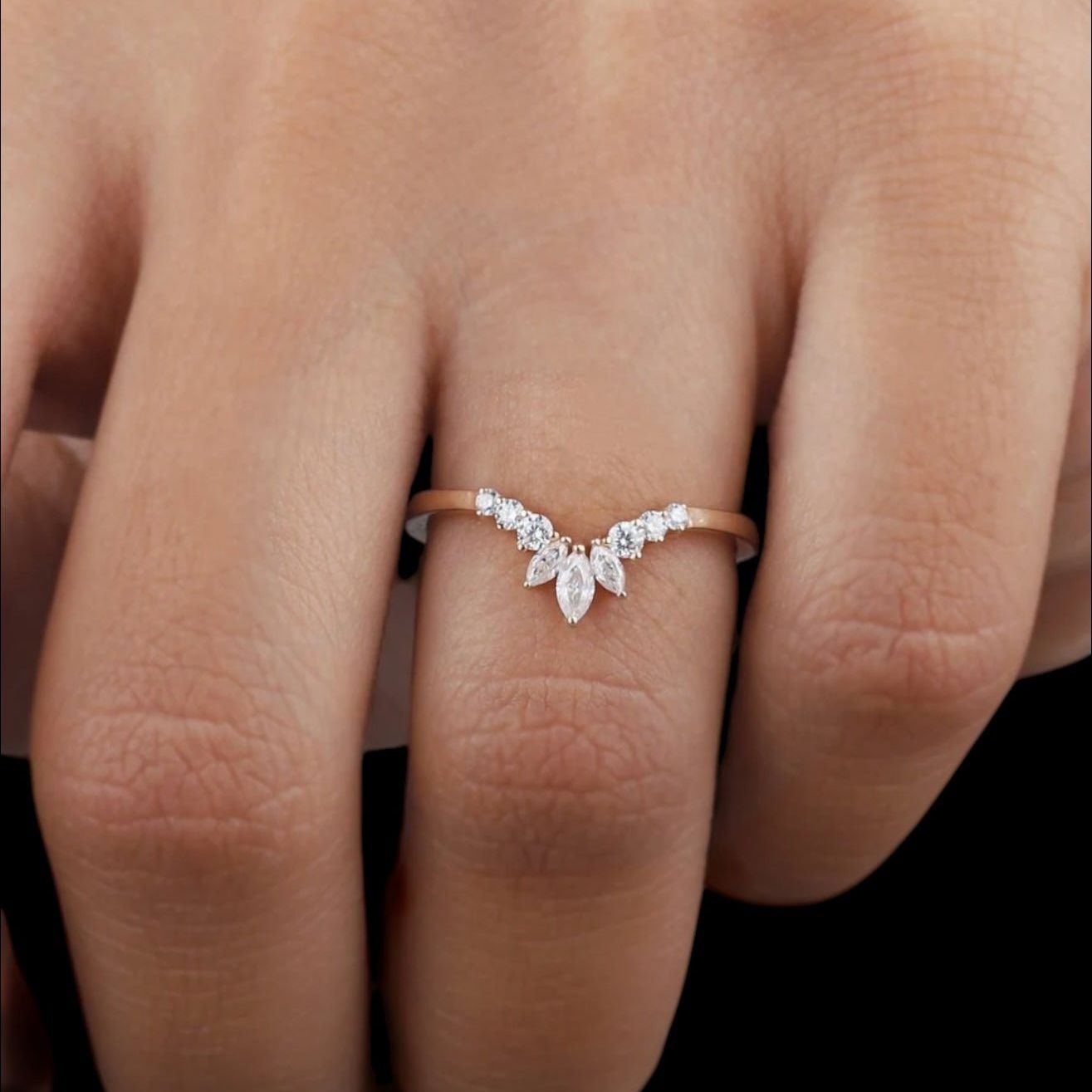 Tear Drop Ring - Forgetmenot