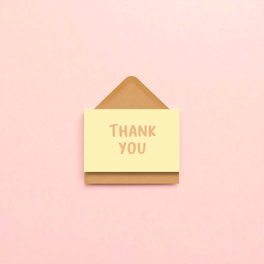 Thank You Card - Forgetmenot
