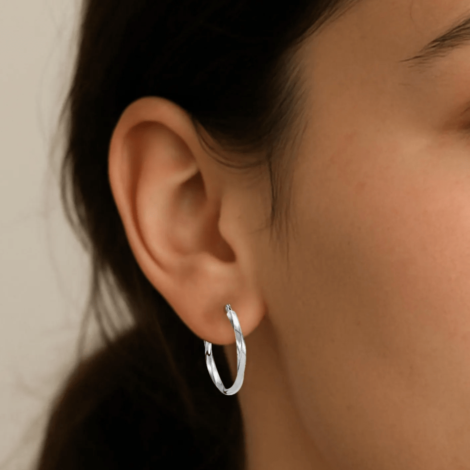 Twisted Ring Earrings